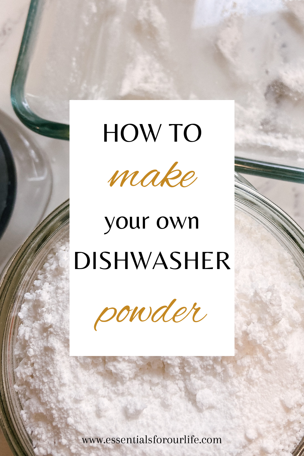 how to make dishwasher detergent Essentials for our Life
