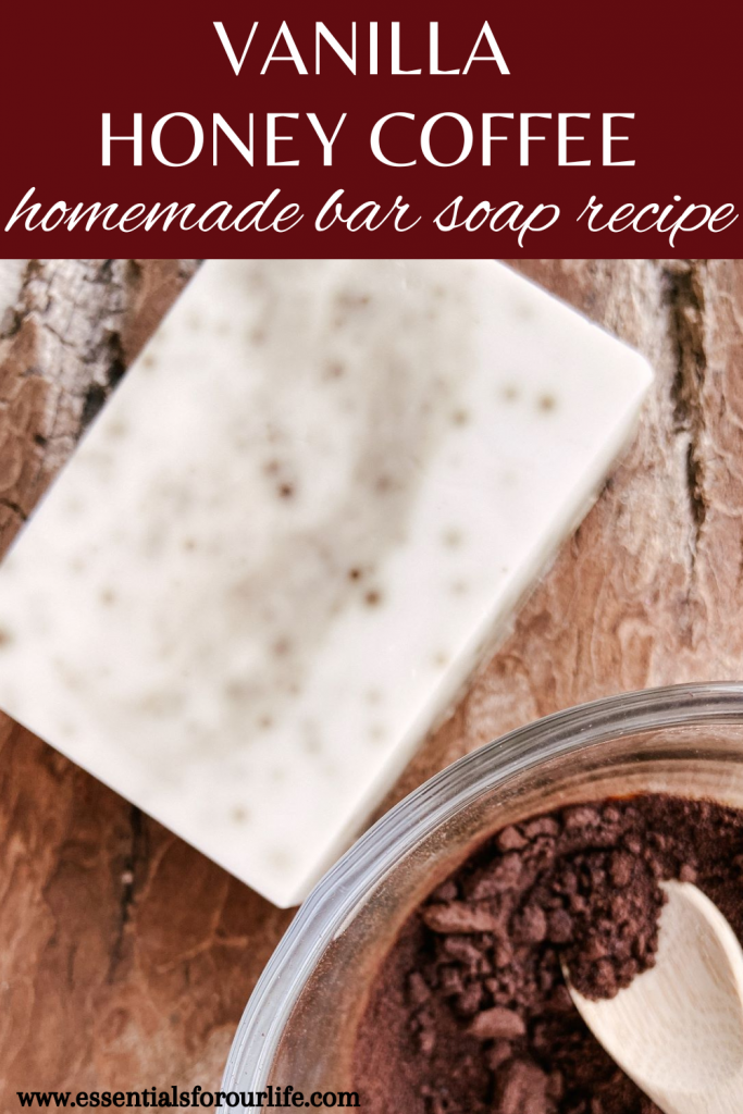vanilla honey coffee homemade bar soap recipe pinterest post